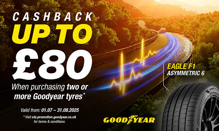 Goodyear Tyres - Cashback Promotion July & August 2025