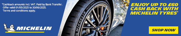Michelin Tyres - Cashback Promotion May & June 2025