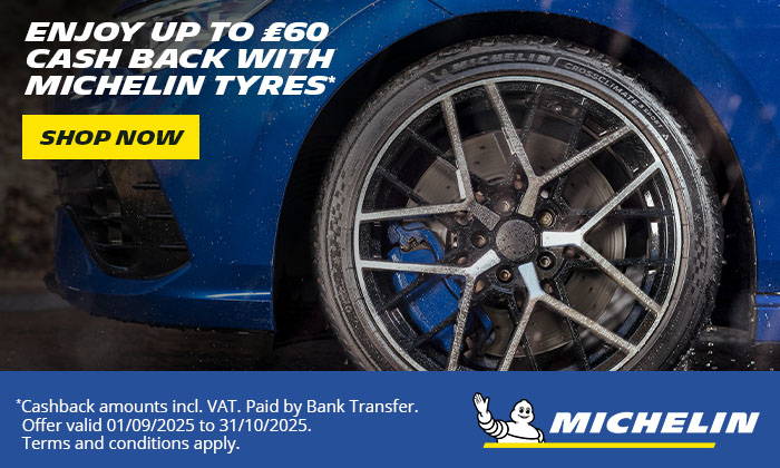 Michelin Tyres - Cashback Promotion September & October 2025