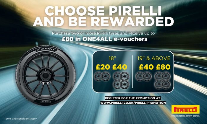 Pirelli Tyres - One4all Promotion March-April 2026