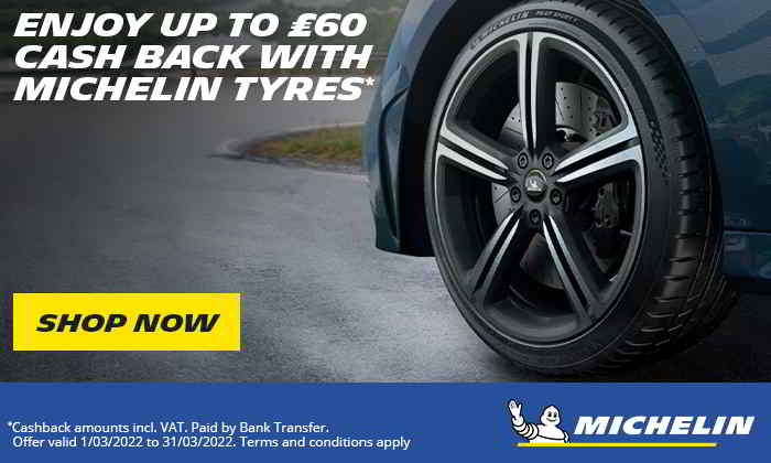 Michelin Tyres - Cashback Promotion March 2022