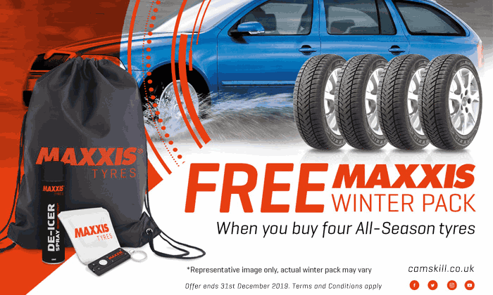Maxxis Tyres Winter Pack Promotion