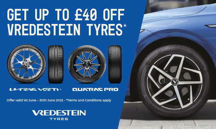 Vredestein Tyres - Instant Cashback Promotion June 2022